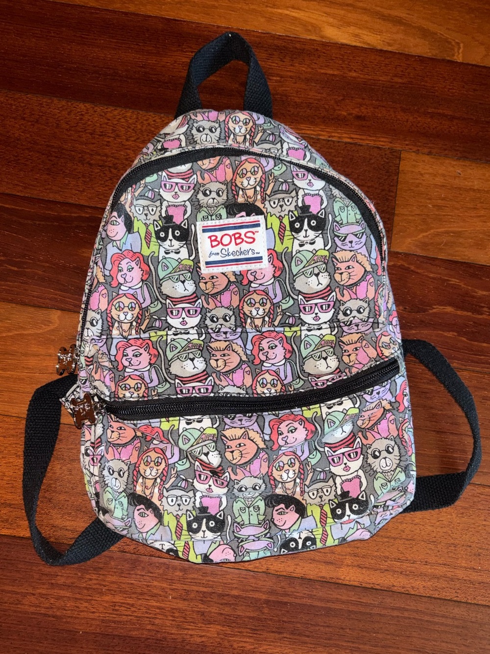 Skechers Kids' Multicolor Cat Character Mini Backpack